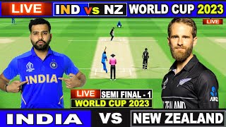 Live: IND Vs NZ, ICC World Cup 2023 | Live Match Centre | India Vs New Zealand | Last 10 Overs