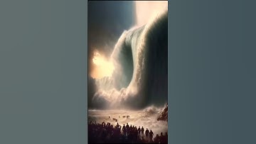 What people think Moses splitting the Red Sea looked like v What it really looked like #shorts