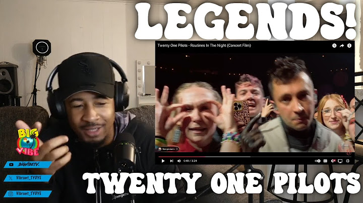 Twenty One Pilots - Routines In The Night (Concert Film) REACTION!