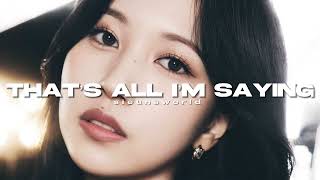 Download Lagu twice - that’s all i’m saying (sped up) MP3