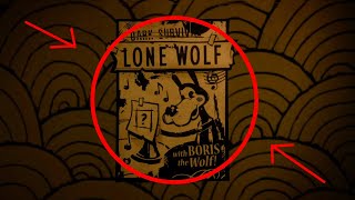 Bendy Secrets of the Machine SECRET BORIS THE WOLF SECRET POSTER