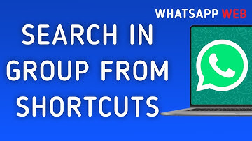 How To Search In Group From Shortcuts On WhatsApp Web On PC (New Update)