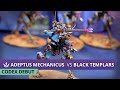 Adeptus Mechanicus vs Black Templars - CODEX DEBUT - 9th edition 40k battle report