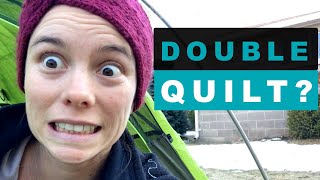 We Bought A Double Quilt?! | Enlightened Equipment Accomplice Initial Impressions