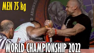 Men 75 kg RIGHT - World Armwrestling Championship 2022