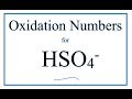 Oxidation Numbers in Compounds