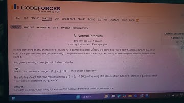 B. Normal Problem solution code || Codeforces Round 993(Div.4) #codeforces