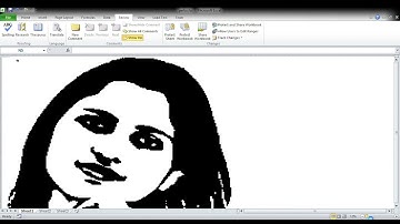 turn any picture to Excel Pixel Art