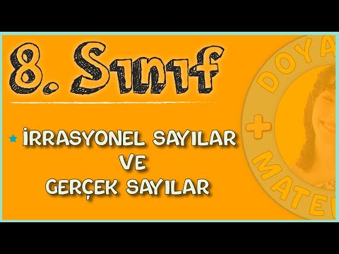 8.Sınıf Matematik - İrrasyonel Sayılar ve Gerçek Sayılar