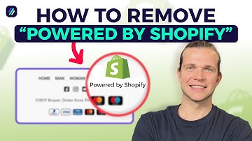 How To Remove The "Powered by Shopify" From Your Footer