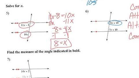 3-2 Angles and Parallel Lines Notes video