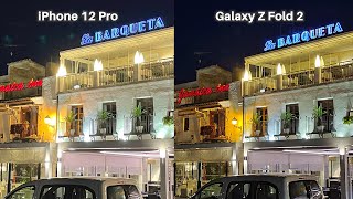 Techtablets Video iPhone 12 Pro Vs  Samsung Galaxy Z Fold 2 Camera Comparison!
