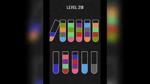 Water sort puzzle level 318