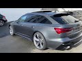 Audi RS6 Matt Grau exclusive