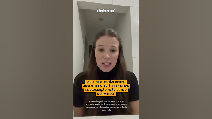 MULHER QUE NÃO CEDEU ASSENTO EM AVIÃO FAZ NOVA RECLAMAÇÃO: 'NÃO ESTOU DORMINDO'