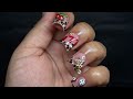 HOW TO: Press On Nail Tutoria! casino themed, 3d sculpting,gold charms,junk nails |HavenTheBrand✨