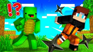 NINJA Speedrunner VS Hunter in Minecraft - Maizen JJ and Mikey screenshot 4