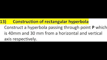 13  RECTANGULAR HYPERBOLA - AutoCAD 2022