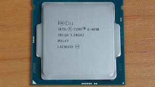 Мой новый процессор i5 4690 смотр!