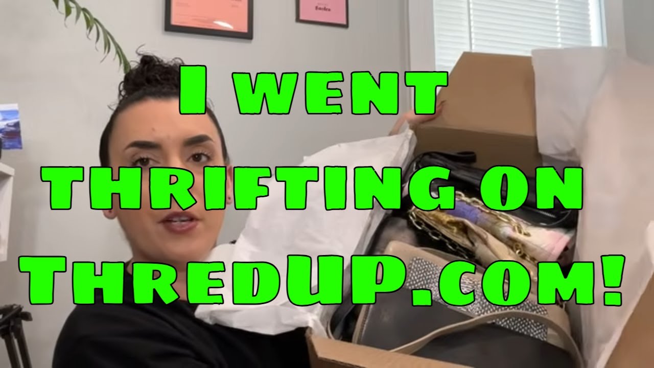 Thrifting purses on ThredUP.com UNBOXING HAUL!