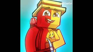 Gelenigon (Geleia💛❤️ + Tonigon 💜🖤) #edit #minecraft #vem10kdacreativesquad #creativesquad5