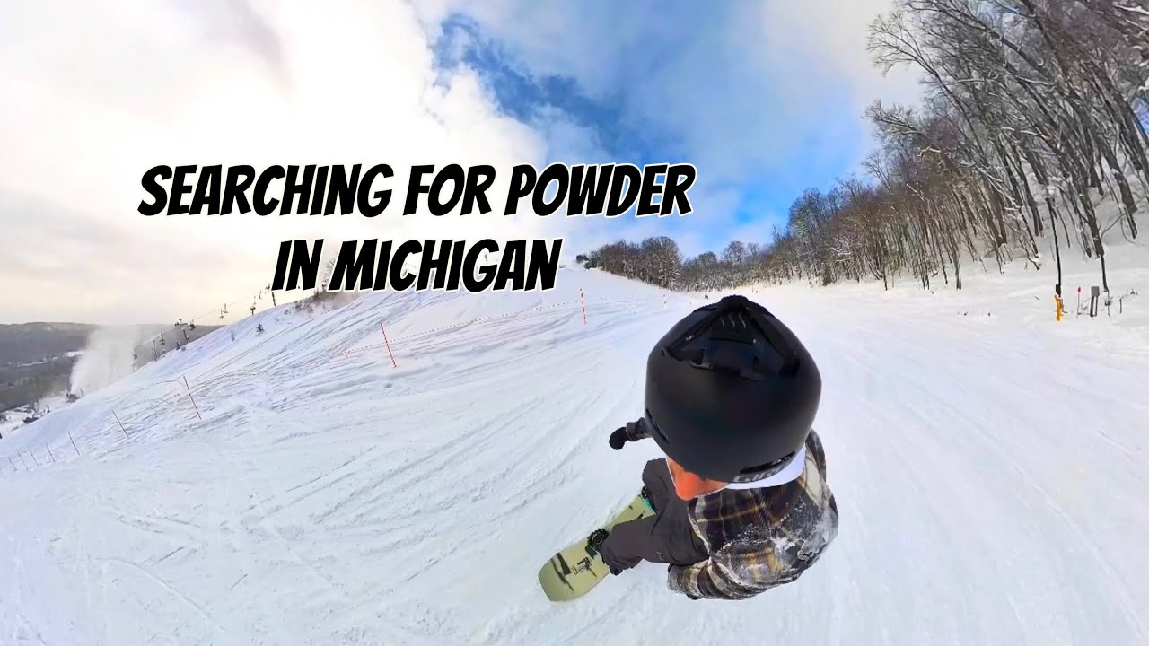 Scoring A Michigan Powder Day At The Highlands!