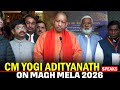 CM Yogi Adityanath speaks to media after review meeting with Officials Magh Mela 2026