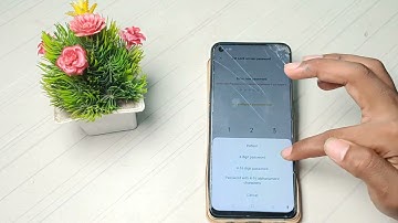 How to set 4 digit pin  lock  in oppo A 54  , 4 digit pin lock ko kese set kare oppo A54