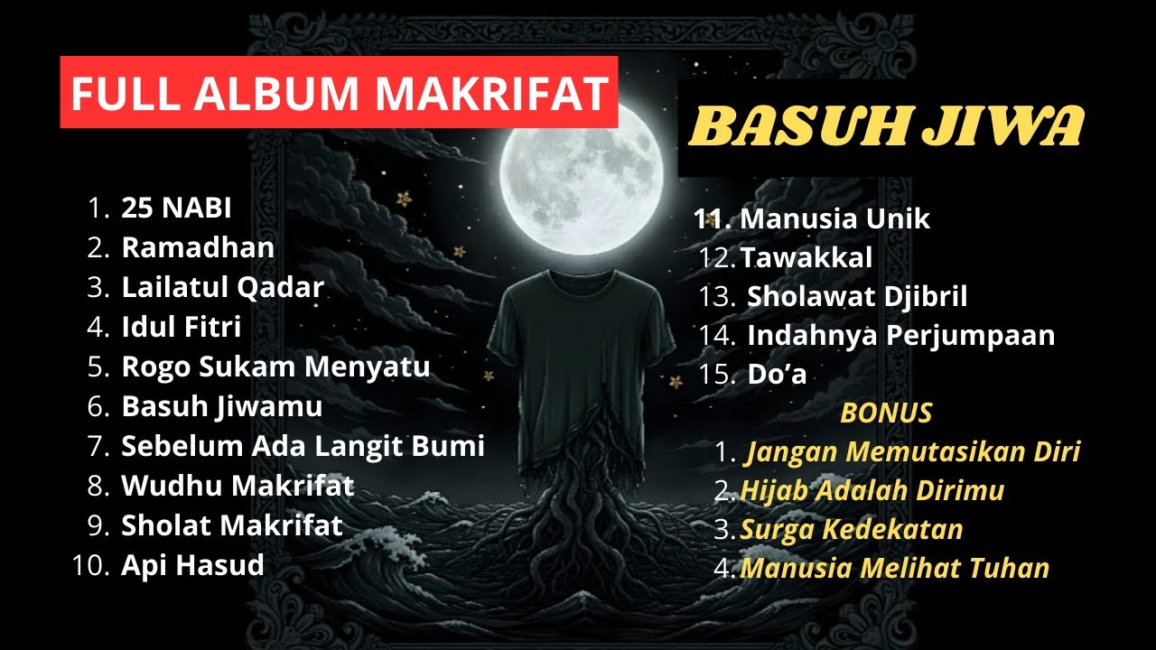 FULL ALBUM! ALBUM INI BIKIN MERINDING… MAKRIFAT – BASUH JIWA | Rock Metal Religi Ramadhan 2025