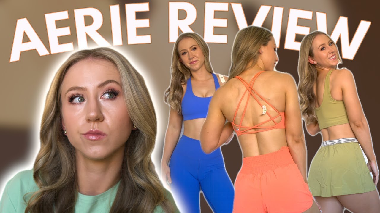 NEW Aerie OFFLINE Activewear Review  Dresses, Flare Leggings, and More! 