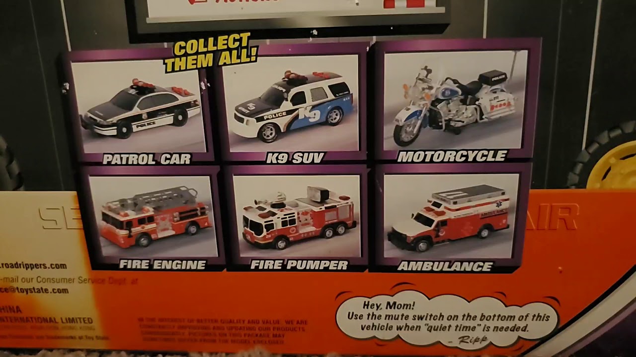 Road rippers rush & rescue box - YouTube