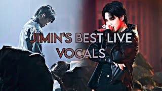 Jimin's Best Live Vocals