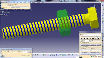 Mô Phỏng Vít Trong Catia -- CATIA V5 DMU Kinematics - Screw Joint