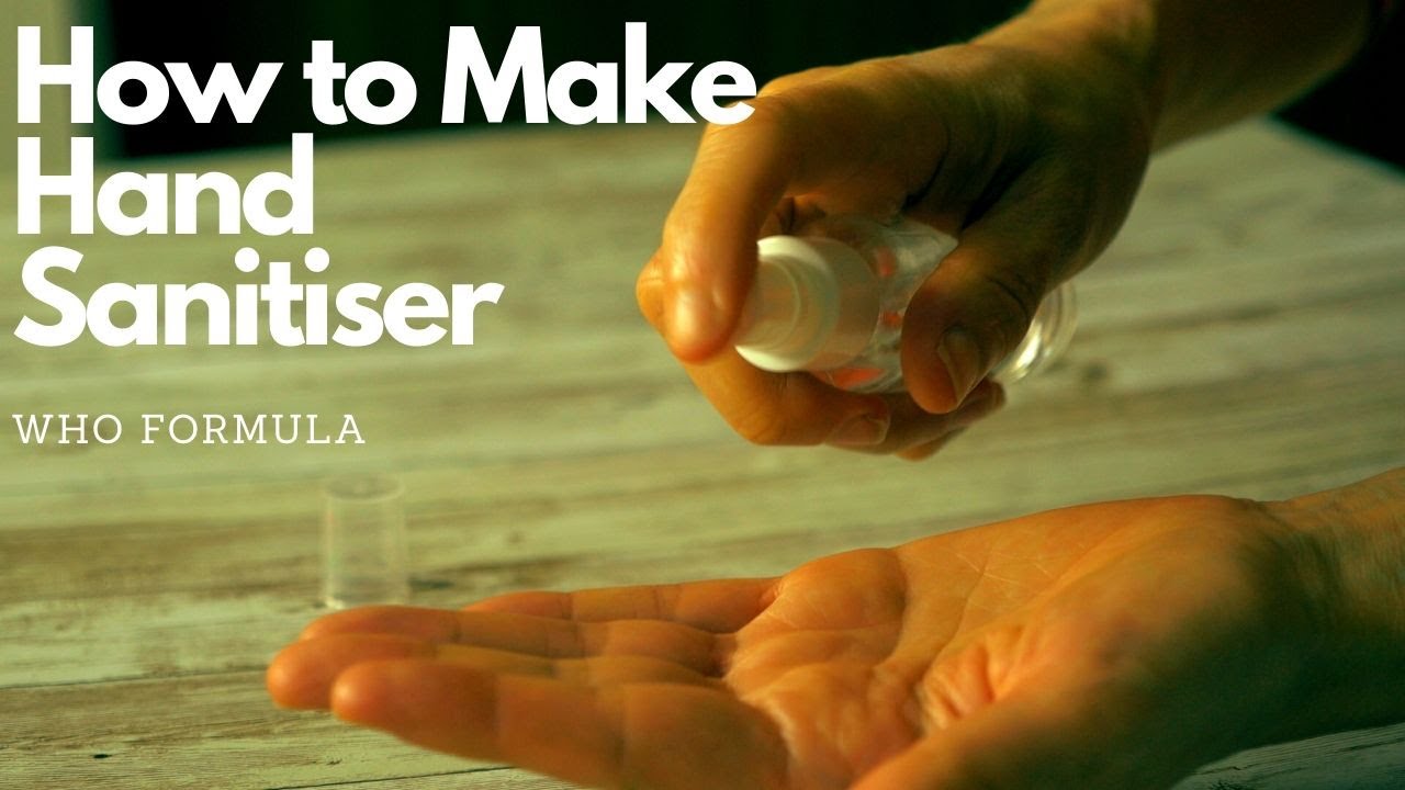 How to make Hand sanitizer spray with alcohol YouTube