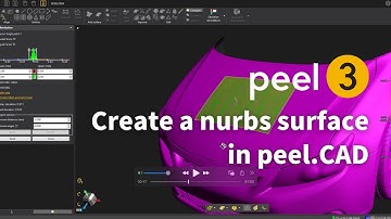 peel 3d™ How to Video | Create a nurbs surface in peel 3.CAD