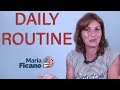 Imparare l'inglese - Daily routine (Routine quotidiana)