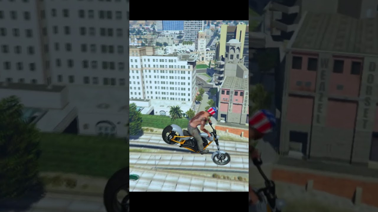 GTA 5 trevor stunts i can fly 