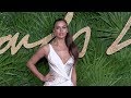 Irina Shayk on the red carpet for the The Fashion Awards 2017 in London