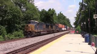 CSX I031 Intermodal Train in Lorton Virginia 7/26/2025