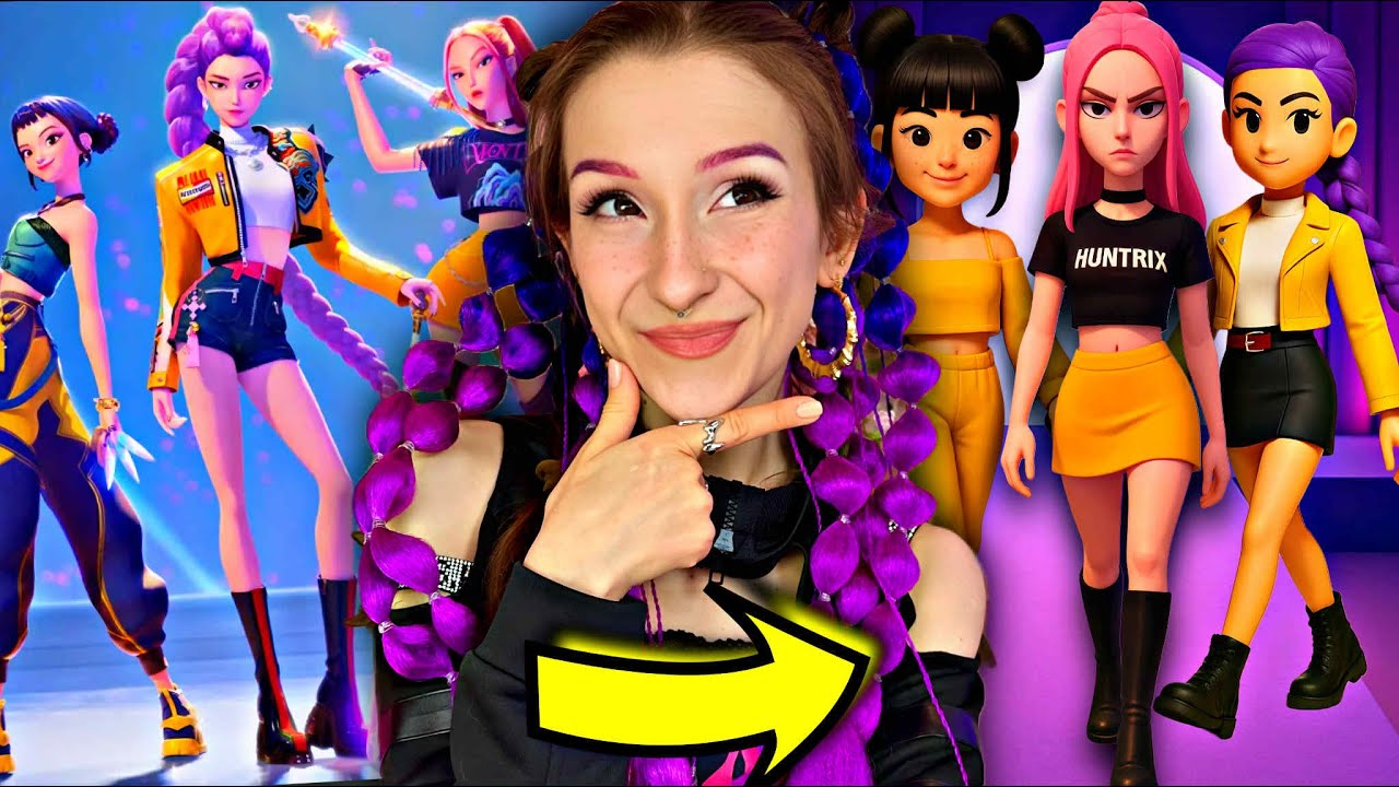 ROBIĘ KPOP DEMON HUNTERS W DRESS TO IMPRESS!🤩