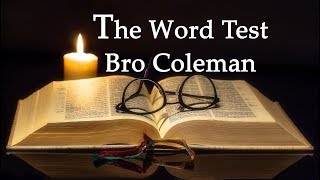 1972 0611 - The Word Test - Bro Coleman
