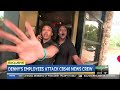 Dennys employees attack cbs46 news crew