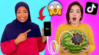 وأخيراً…جربنا أغرب وأشهر ✨خدع تيك توك🔥صدمونا النتائج 😱دارتها بيا😈