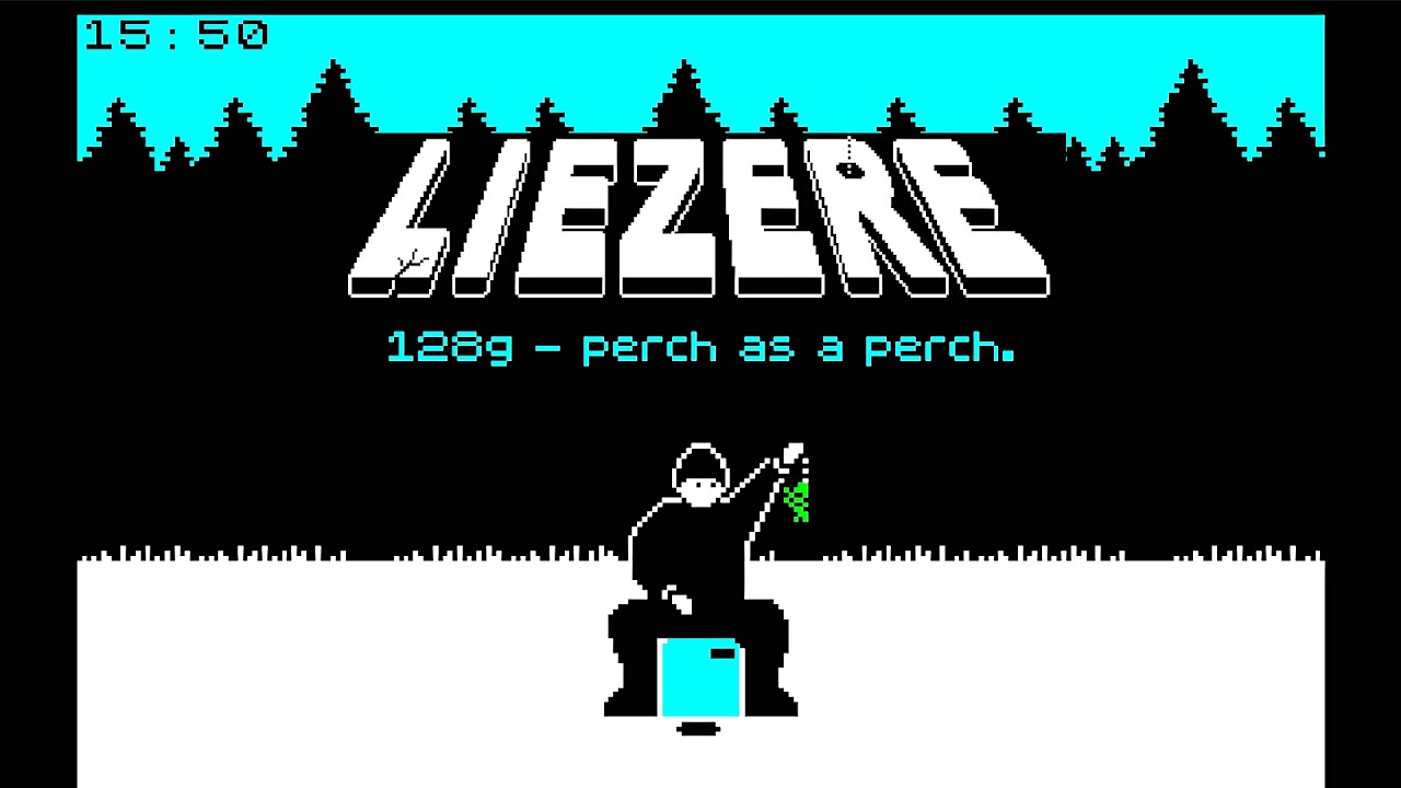 ピクセル LIEZERE (Fishing) - 48K ZX Spectrum 2026 game! - DVDfeverGames