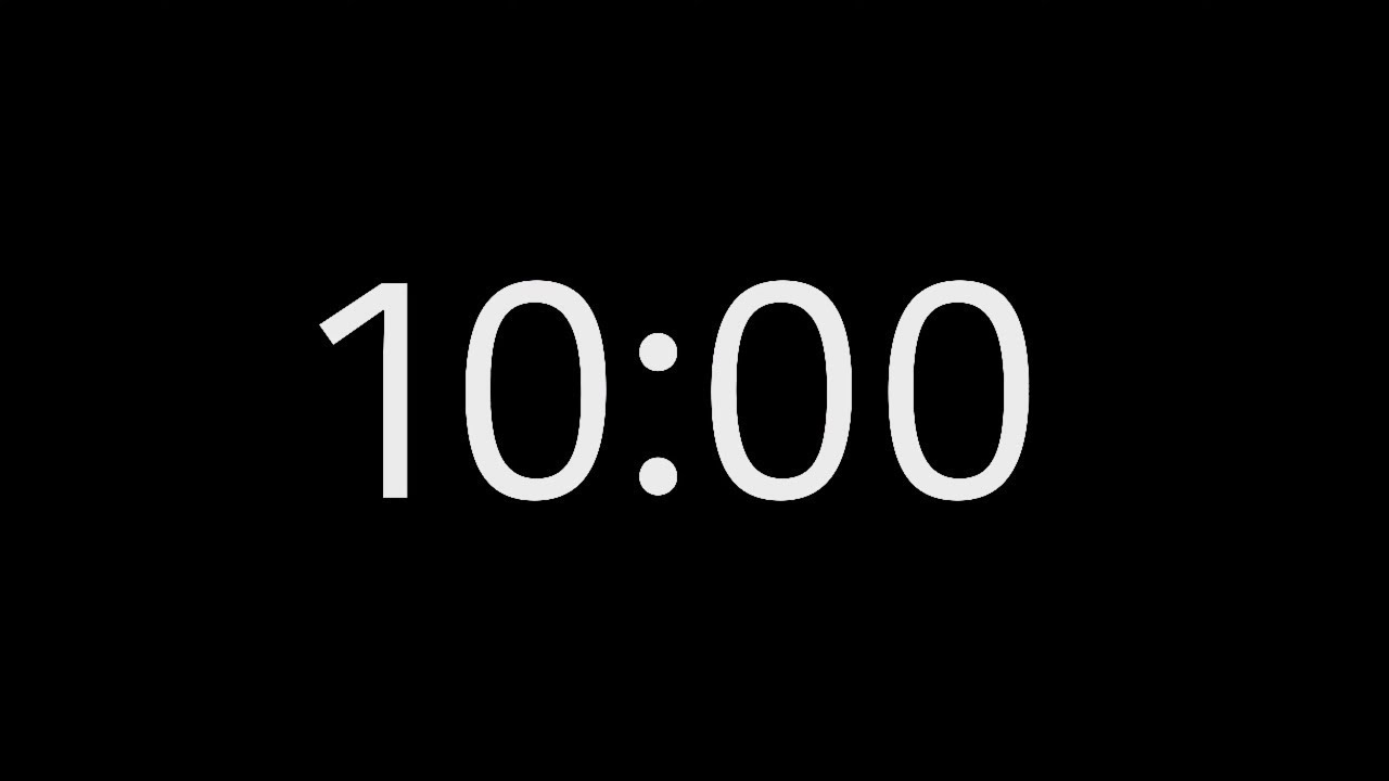 10 MINUTE TIMER 10 minute countdown timer 10 MINUET TIMER