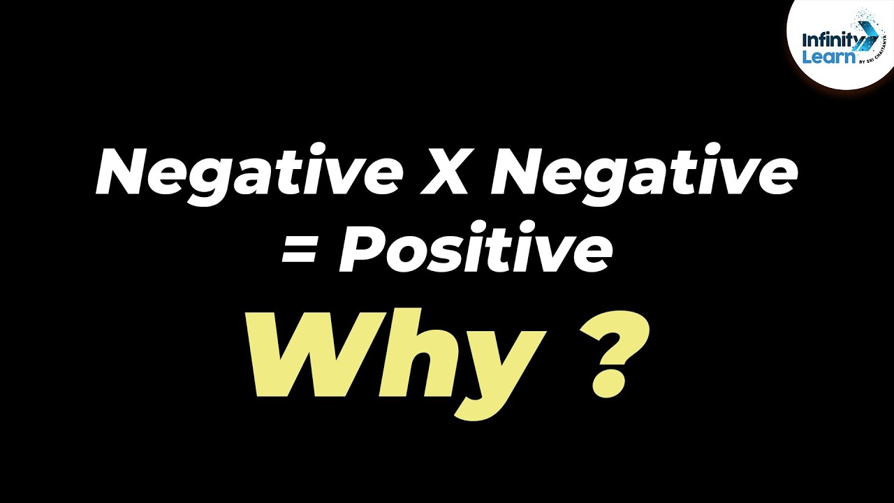 Why a negative times a negative is a positive (video)