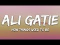 Ali Gatie - How Things Used to Be (Lyrics)
