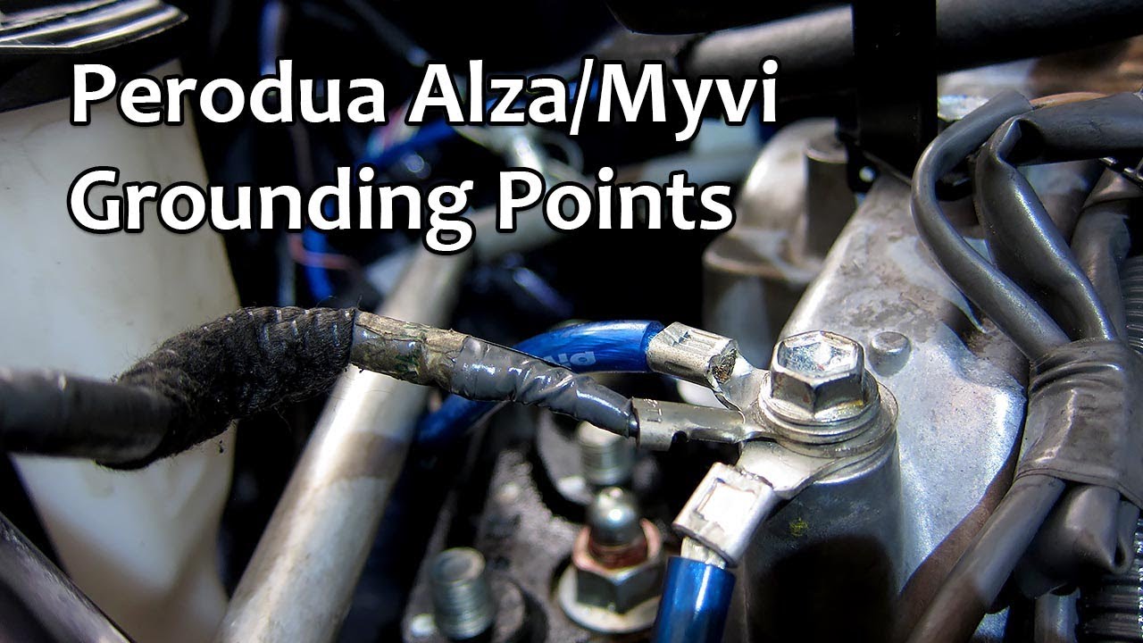 How to Install Grounding Cables at Perodua Myvi/Alza - YouTube