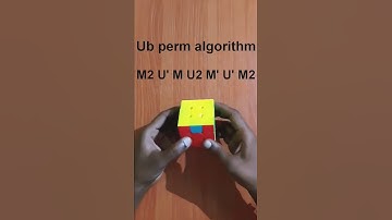 Ub perm algorithm 3 by 3 cube solve short video🔥how to make ub perm algorithm short video🤯#shorts
