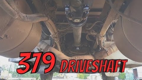 Driveline repair on Peterbilt 379